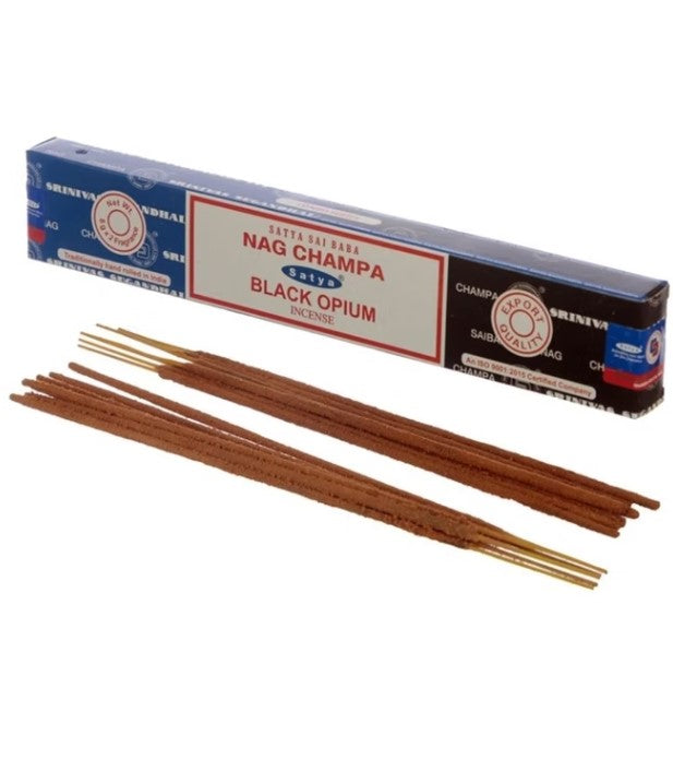 Rökelse Satya Nag Champa & Black Opium