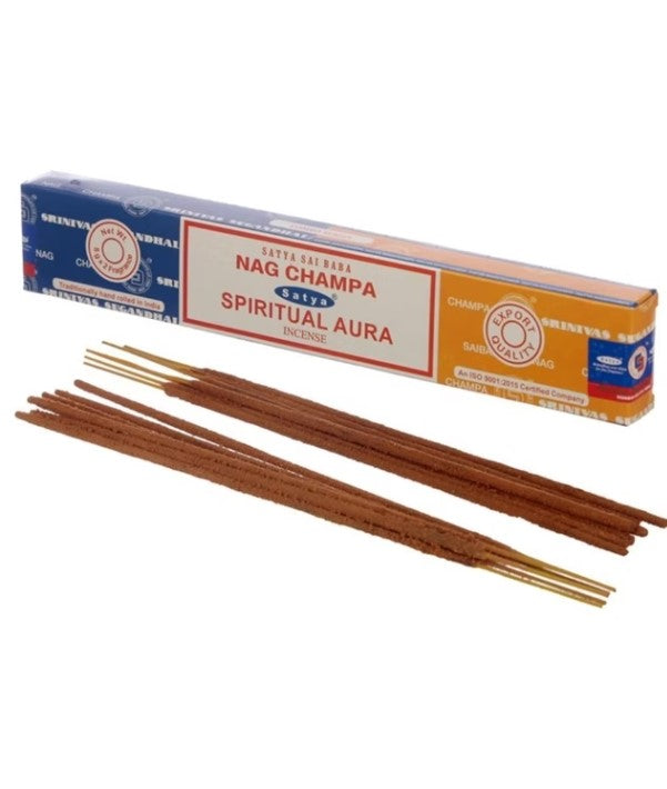 Rökelsepinnar Satya Nag Champa & Spiritual Aura