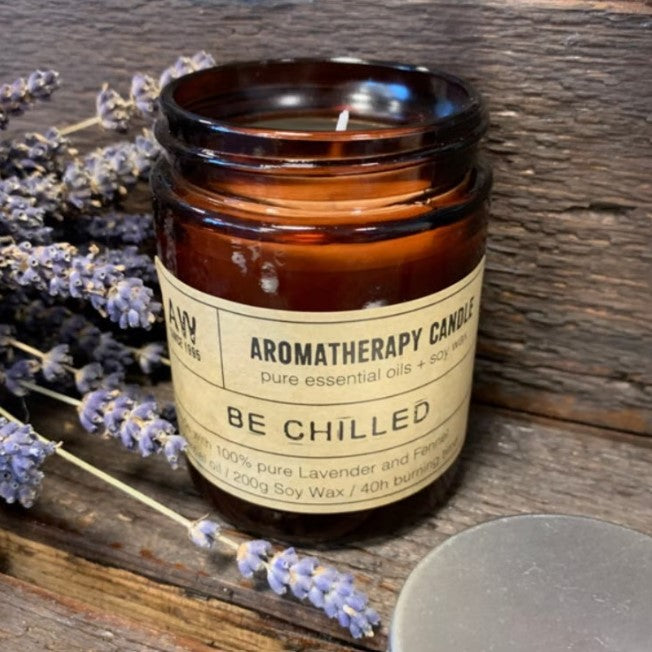 Aromatherapy Soy Candle Lavendel Och Fänkål
