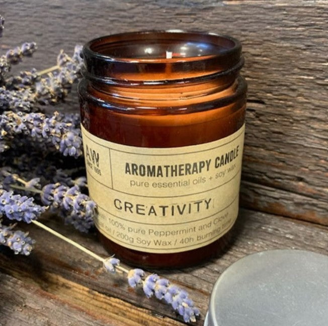 Aromatherapy Soy Candle Pepparmint Och Kryddnejlika 200g