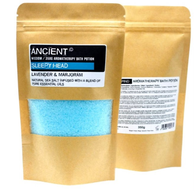 Ancient Aromaterapi Sleepy Head Havssalt Med Lavendel och Mejram 350g