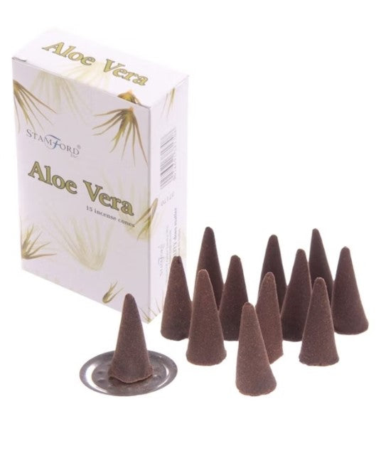 Rökelsekoner Stamford Aloe Vera