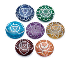 Ladda upp bild till gallerivisning, Snidad Täljsten Chakra Rökelsebrännare Sacral ( Navel) Chakra
