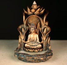 Ladda upp bild till gallerivisning, Rökelsehållare Thai Buddha Lotus Backflow
