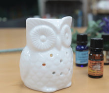 Ladda upp bild till gallerivisning, Aromalykta Klassisk Vit Owl
